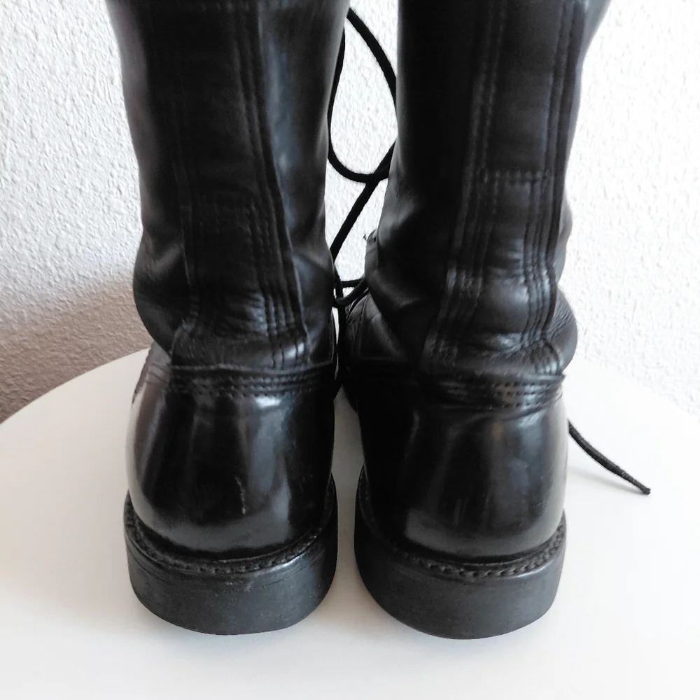 Corcoran Boots Cap Toe Military Combat Paratrooper Jumper Vintage USA.